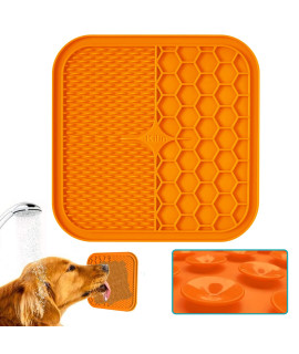 KILIN 8.2 Large Dog Lick Pads?Snuffle Mat for Dogs?Dog Puzzle Toys?Calming Mat for Dog Anxiety Relief?Dog Slow Feeder with 72 Super Suction Perfect for Pet Bathing,Grooming,and Dog Training