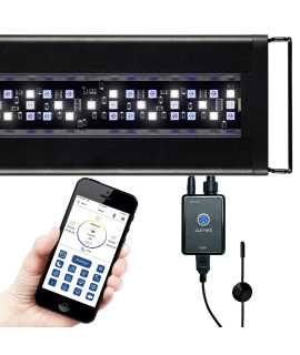Current USA Orbit Marine LED Reef Aquarium Light | Wireless Light and Pump Controller | Loop App - Bluetooth| Fits Aquariums 48"-60"