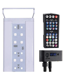 Current USA Satellite Freshwater LED Plus Full Spectrum RGB+W White Light for Aquariums 18"-24" with Wireless 24 Hour Remote Control
