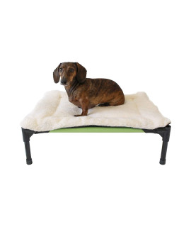 Midlee Fleece Dog Bed Topper for Dog Cot Beds (Small)