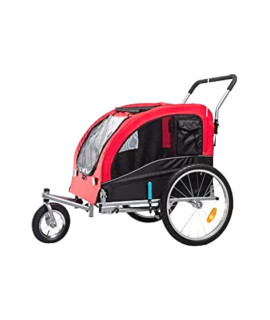 Midlee Dog Red Bike Stroller (Medium)