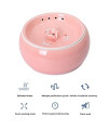 Ceramic Pet Water Dispenser Automatic,Pink Goldfish Cat Water Fountain Suitable for Cats and Dogs,Scratch Resistant Cat Water Fountain Easy to Clean and Ultra Quiet