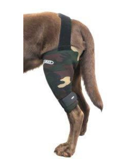 Walkabout Harnesses Camouflage Knee Brace for Dogs, Treat ACL, CCL Injury, Arthritis, Joint Pain, Fatigue and Stress with The Walkabout Knee Brace (XXXS Left)