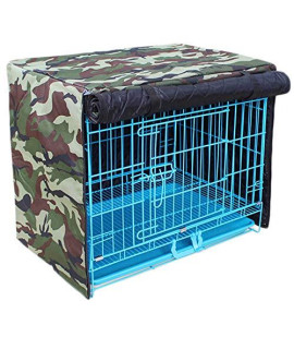 Sttc Dog Crate Cover Waterproof Dog Cage Cover For Wire Crates Outdoor Pet Kennel Crate Cover Kennel Accessories Easy To Put On Take Off And Adjusts