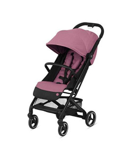 cYBEX Beezy Stroller, Lightweight Baby Stroller, compact Fold, compatible with All cYBEX Infant Seats, Stands for Storage, Easy to carry, Multiple Recline Positions, Travel Stroller, Magnolia Pink