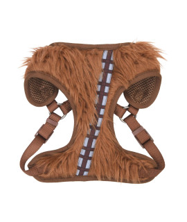 STAR WARS Chewbacca Cosplay Dog Harness for Medium Dogs, Medium (M) | Brown Medium Dog Harness is Cute No Pull Dog Harness | STAR WARS Merch for Dogs or STAR WARS Pet Costume,FF15813