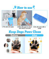 Dog Paw Cleaner,ALLYGOODS Portable Pet Feet Washer Cup Cleaners with Soft Silicone Bristles Grooming Supplies for Medium Large Dogs Includes Bath Brush and Towel BPA Free Durable