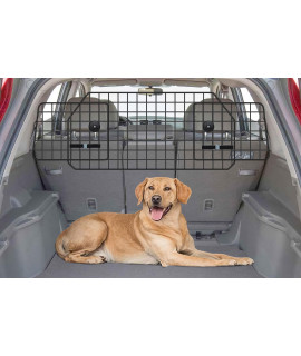 Gtongoko Adjustable Dog Car Barriers for SUV, Vehicles, Cars, Heavy Wire Mesh Universal Vehicle Separator, Pet Compartment Door in Cargo Area of Vehicle Trunk, Black