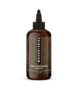 Pride and groom The Shedder Dog Shampoo - All Natural Blend of Essential Oils & coat-Specific Ingredients That moisturize & Nourish Both The coat & The Skin Beneath to Reduce Shedding & Dander - 16oz