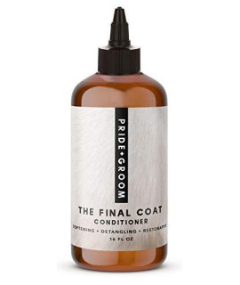 PRIDE AND GROOM - The Final Coat, Bottle of Pet Conditioner, 16 oz.