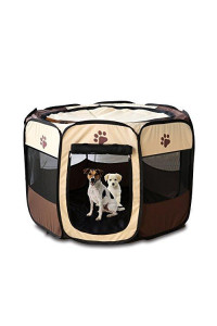 Butor Portable Foldable Pet Playpen for Dog Cat Rabbit Kitten Indoor/Outdoor/Travel Use