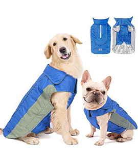 Dog Winter Jacket, Windproof Waterproof Outdoor Sports Pet Coat for Cold Weather, Dog Warm Vest Clothes with Reflective, for Small Medium Large Dogs