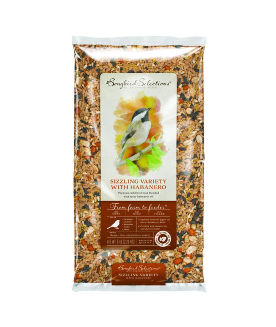 Audubon Park Songbird Selections Chickadee and Nuthatch Wild Bird Food Sunflower 5 lb.