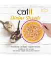 Catit Divine Shreds Premium Cat Food Topper, Tuna with Shrimp & Pumpkin