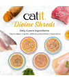 Catit Divine Shreds Premium Cat Food Topper, Tuna with Shrimp & Pumpkin