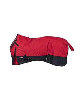 Tough-1 600D Turnout Blanket with Snuggit Neck Red 84