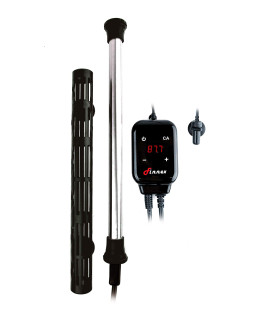 Finnex HMH 100 Watt Digital Titanium Aquarium Heater, Black (HMH-100S)