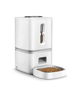 Automatic cat Feeder Automatic Pet Feeder Dry Food 7L Portion control 1-4 Meals per Day & 10s Voice Recorder for Small and Medium Pets