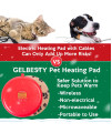 Pet Heating Pad Microwave, Newborn Kitten Puppy Pet Snuggle Warming Safe Bed Warmer, Reusable Gel Heat Pad Disc for Animals, Waterproof Heating Disk for Rabbit, and Guinea Pig, Dog Gifts for Christmas
