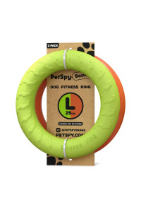 Dog Training Ring for Outdoor Fitness Floatable Pulling Toy and Flying Disc Interactive Play Tool for Small Medium Large Dogs