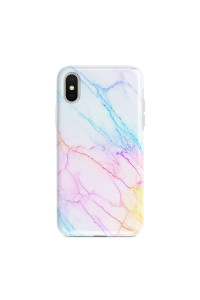 Ucolor Case Compatible With Iphone Xsx,Iphone 10 Protective Case Rainbow Marble Slim Soft Tpu Silicone Shockproof Cover Compatible Iphone Xsx10(58 Inch)