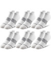 Pair Of Thieves Menas Athletic Cotton Socks - 6 Pack Cushioned Low Cut Socks For Men