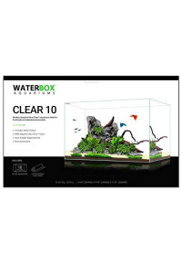 Waterbox Clear 10 Gallon Aquarium, Transparent