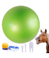 SWYIVY 40 Inch Horse Ball Toy Mega Herding Ball giant Horse Soccer, Pump Included