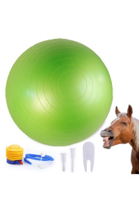 SWYIVY 40 Inch Horse Ball Toy Mega Herding Ball giant Horse Soccer, Pump Included