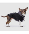 Canada Pooch Cool Factor Dog Hoodie Black and Grey Size 20, X-Large, Black / Gray