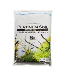 Platinum Soil Aquasoil | Buffering AquaSoil for Shrimp and Planted Tanks | NilocG Aquatics (8 Liter Black Super Powder)