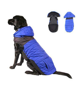 Fragralley Dog Hoodies Clothes Pet Winter Coat for Small Medium Large Dogs, Anxiety Vest, Waterproof and Windproof