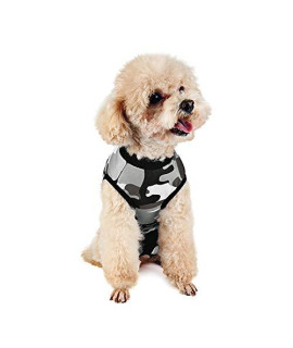 Etdane Recovery Suit for Dog cat After Surgery Dog Surgical Recovery Onesie Female Male Pet Bodysuit Dog cone Alternative Abdominal Wounds Protector camouflageX-Large
