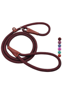 Maypaw Dog Leash Rope Slip Lead,14-5Ft Durable Nylon Puppy Leash- Colorful Adjustable Training Pet Leash For Small And X-Small Dogs
