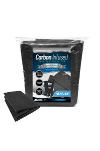 Aquatic Experts Aquarium Carbon Pad - Activated Carbon Filter Pad - Cut to Fit Carbon Infused Filter Pad for Crystal Clear Fish Tank and Ponds - Carbon Filter Pads for Aquarium - 10.5 x 72