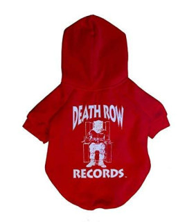 Fresh Pawz Death Row x The Logo |Red Dog Hoodie - Small