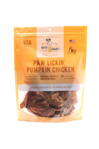 Mika & Sammys gourmet Jerky Dog Treats Made in The USA (Paw Lickin Pumpkin chicken 12 oz)