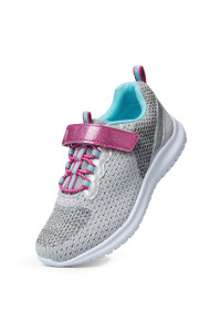 Runside Kids Shoes, Boys Girls Sneakers Lightweight Athletic Walkingrunning Tennis Shoes, Size 8 Toddler, Grey