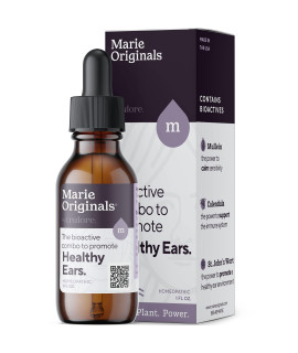 Organic Ear Oil for Ear Infections, All Natural Eardrops for Infection Prevention, Swimmers Ear and Wax Removal - Kids, Adults, Baby, Dog Earache Remedy - with Mullein, garlic Marie Originals