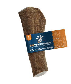 K9warehouse Elk Antlers for Dogs Made in USA - Split and Whole Elk Antlers for Aggressive chewers - Long Lasting - Premium grade and Hand Selected - for Small, Medium and Large Dogs