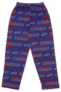 Zubaz NFL Mens Static Lines comfy Pants, Buffalo Bills, XX-Large