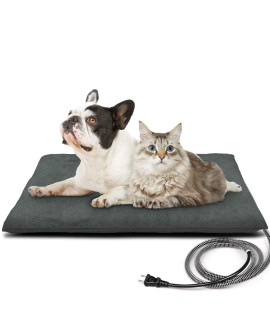 PETNF Outdoor Heated Pet Bed with Waterproof Cover,Pet Heating Pads for Dog,Soft Electric Blanket Auto Temperature Control,Heating Mat for Dog House Cabin Cot Doorway,Rescue Cats