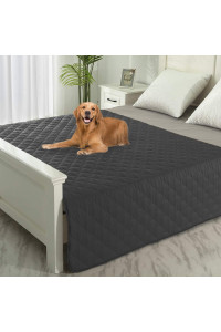 SPXTEX Dog Bed Covers Dog Rugs Pet Pads Puppy Pads Washable Pee Pads for Dog Blankets for Couch Protection Super Soft Pet Bed Covers for Dog Training Pads 1 Piece 82x82 Dark Grey