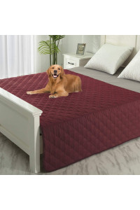 SPXTEX Dog Bed covers Dog Rugs Pet Pads Puppy Pads Washable Pee Pads for Dog Blankets for couch Protection Super Soft Pet Bed covers for Dog Training Pads 1 Piece 82x102 Burgundy