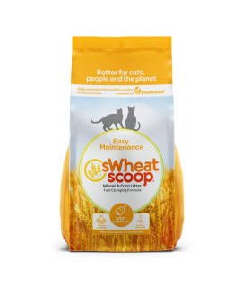 sWheat Scoop Wheat-Based Natural Cat Litter, Wheat and Corn, 25 Pound Bag
