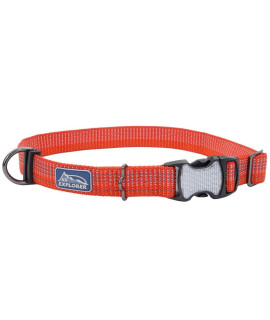 Coastal - K-9 Explorer - Brights Reflective Adjustable Dog Collar, Canyon, 1 x 12-18