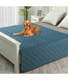 SPXTEX Dog Bed Covers Dog Rugs Pet Pads Puppy Pads Washable Pee Pads for Dog Blankets for Couch Protection Super Soft Pet Bed Covers for Dog Training Pads 1 Piece 82"x102" Blue