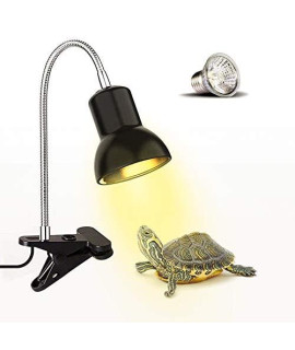 ZEINZE Heating Lamp Reptile Heating Lamp, Lighting?Ultraviolet Fish Tank Clamp Lamp, 360