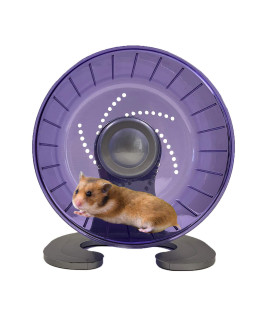 Petest Hamster Exercise Wheel, Silent Spinner Hamster Running Wheels, Diameter 67 Inch, Purple