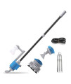MiOYOOW Aquarium Gravel Cleaner, Fish Tank Gravel Cleaner 20W/28W Siphon Filter Pump Aquarium Automatic Aquarium Cleaner for Water Changing Sand Washing Droppings Cleaning